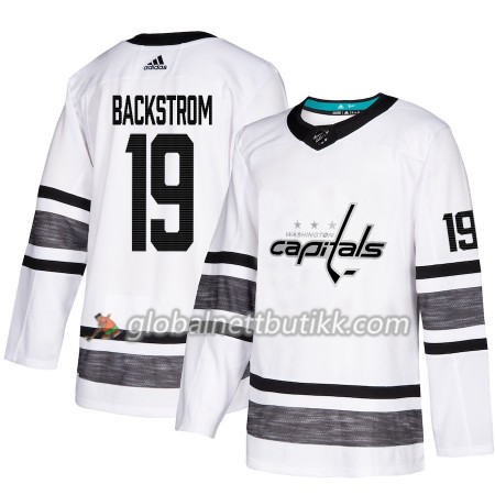 Washington Capitals Hockeydrakt Nicklas Backstrom 19 Hvit 2019 NHL All-Star Adidas Authentic - Herre